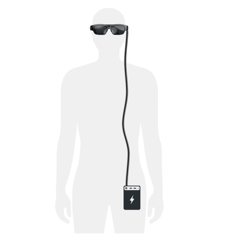 iVUE 5200mAh Power Bank with rubberized rugged housing