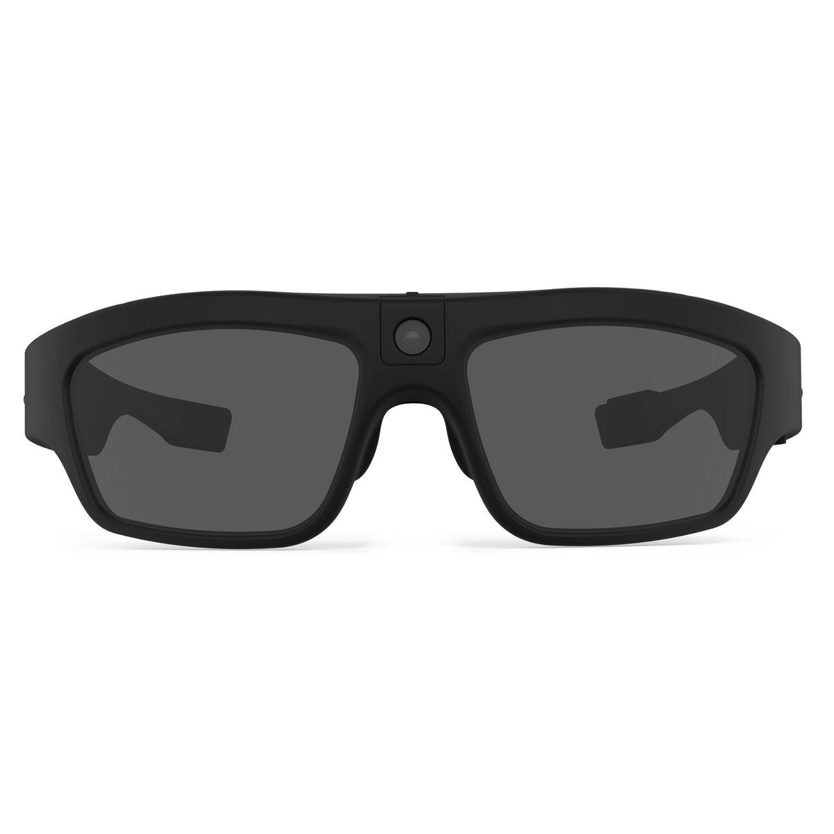 iVUE Denali camera glasses, second front view showing polarized sunglass lens