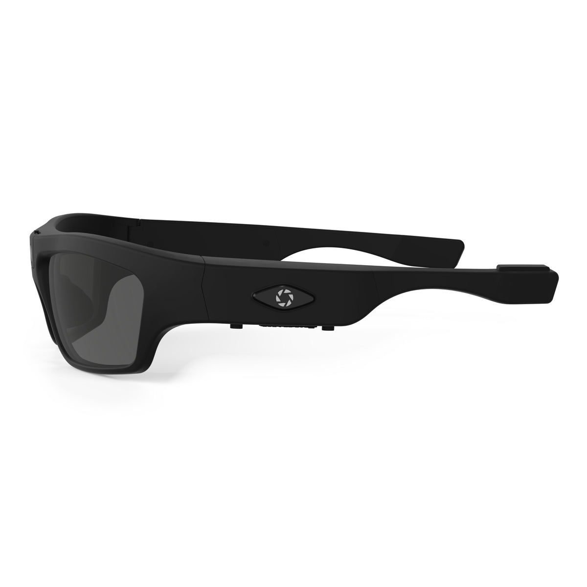 iVUE Denali camera glasses low side profile, 52g Grilamid TR90 frame