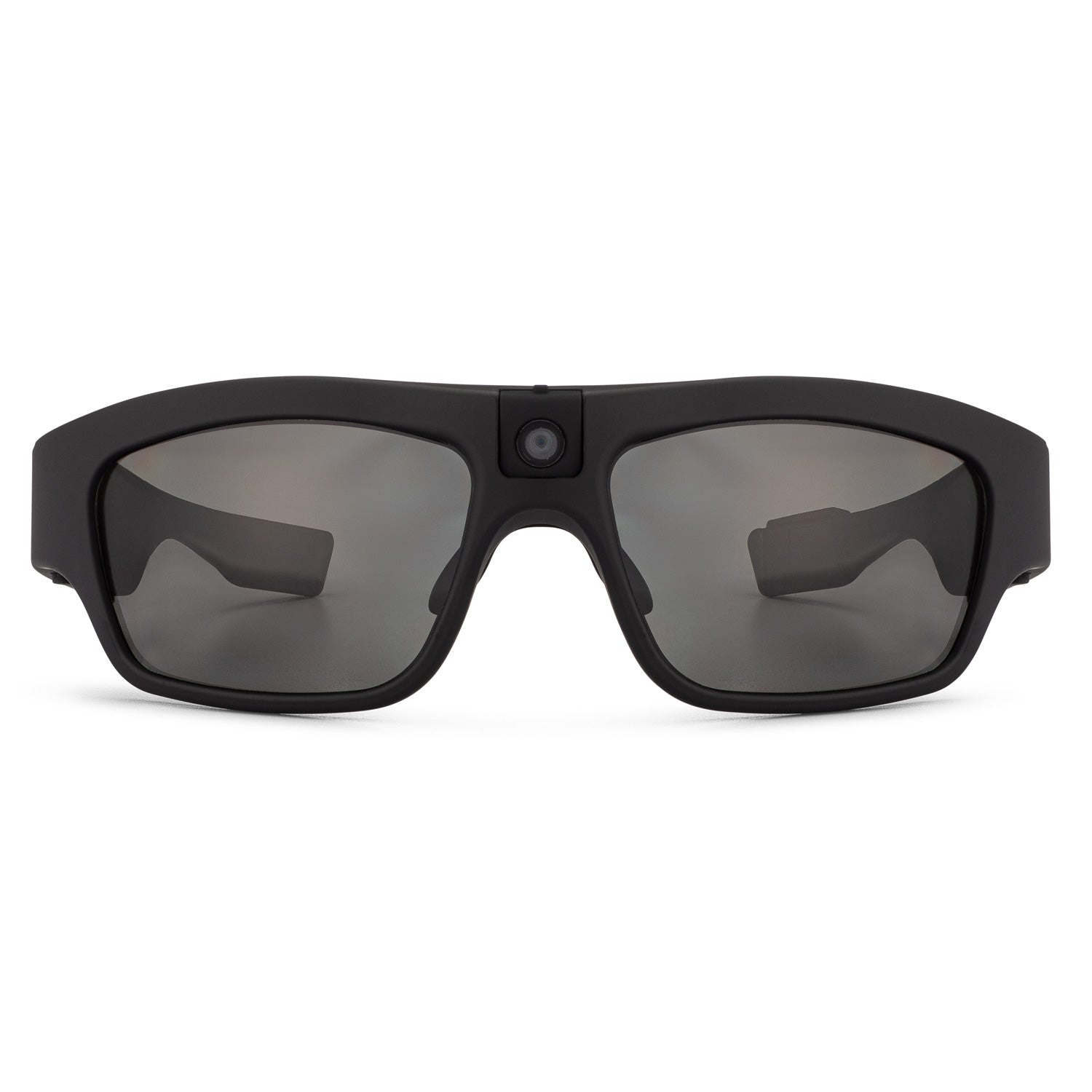 iVUE Denali camera glasses, second front view showing polarized sunglass lens