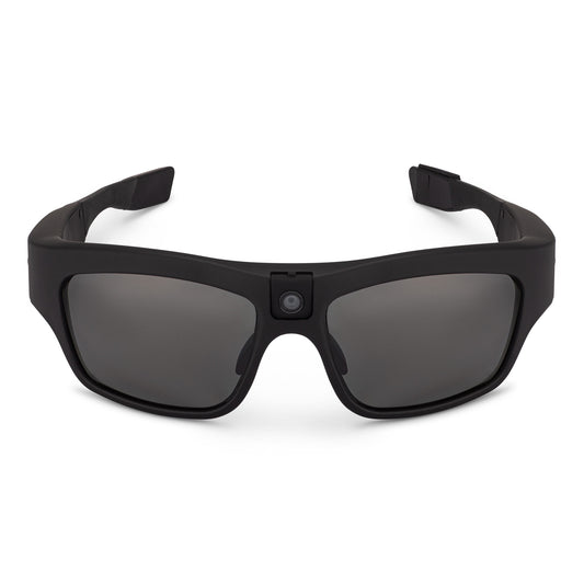 iVUE Denali camera glasses side view showing Sony image sensor lens