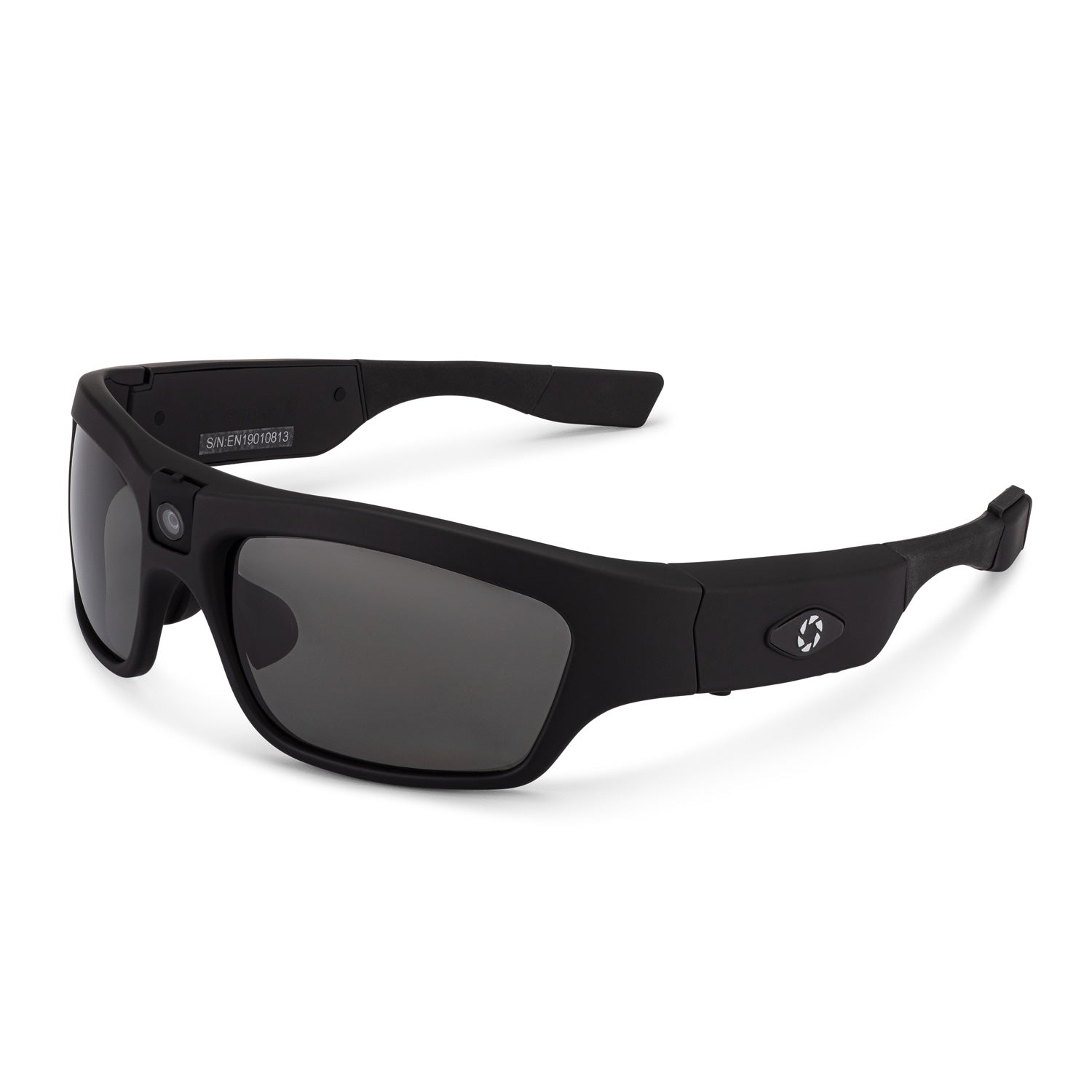 iVUE Denali camera glasses alternate side view, lightweight Grilamid TR90 frame