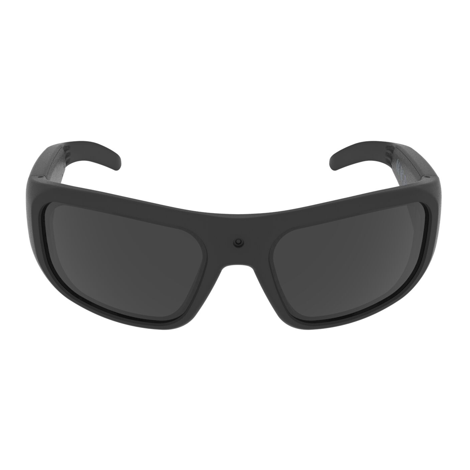 iVUE Glide camera glasses front view showing 90-degree wide-angle lens