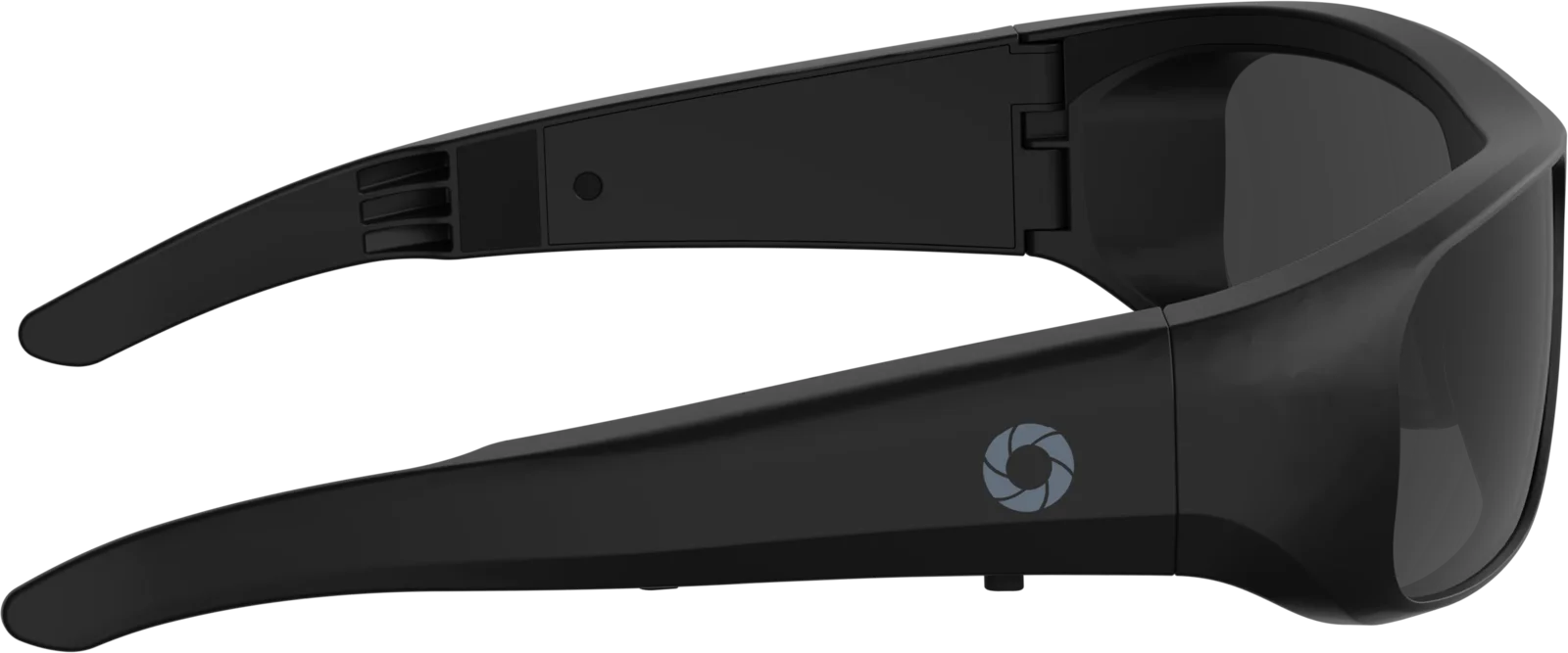 iVUE Vista, right side, with a USB-C cable plugged in under the right arm