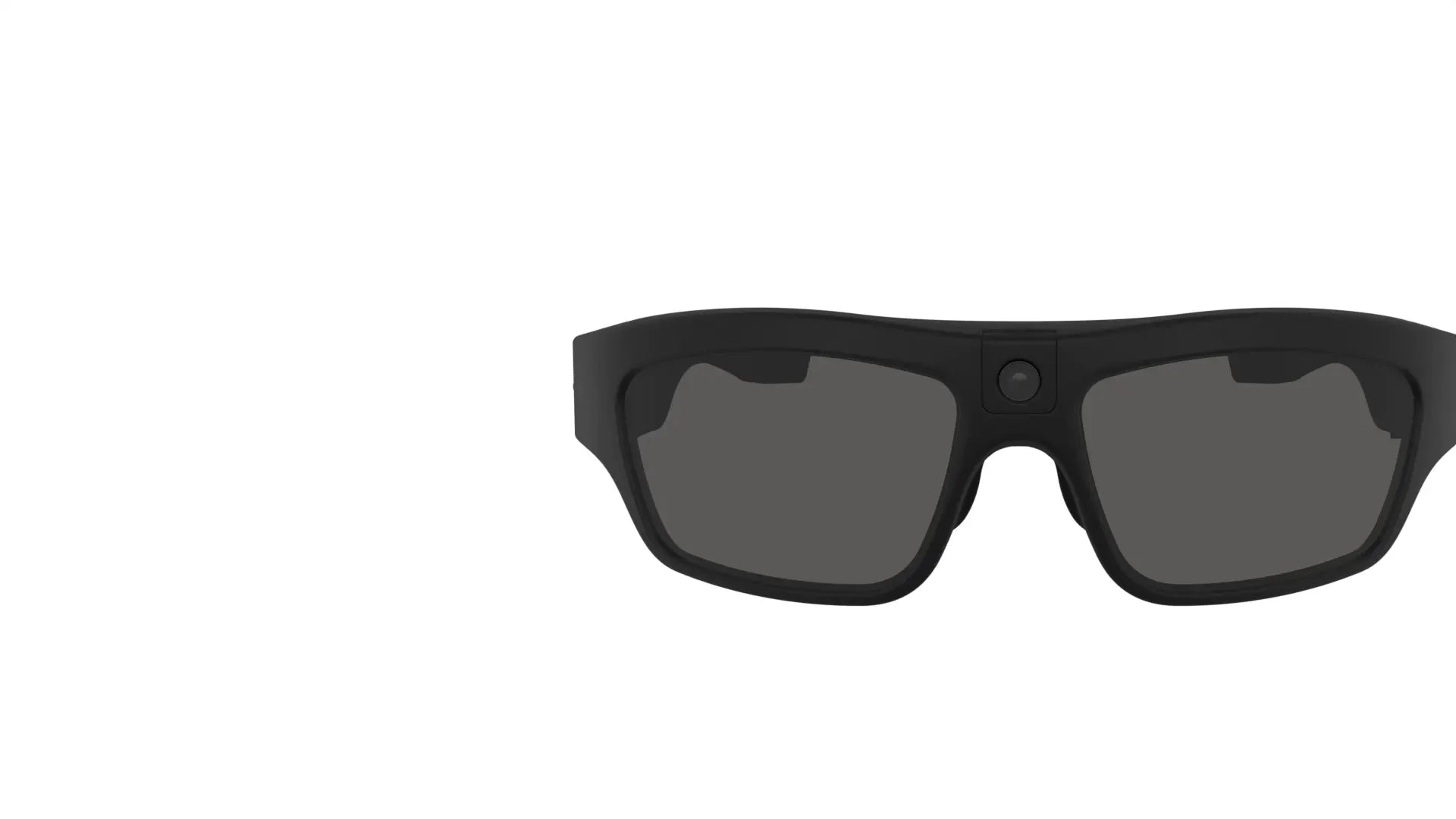 iVUE Denali camera glasses, front view, on a white background